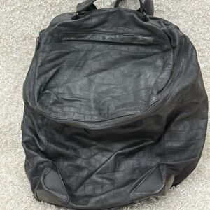 Alexander Wang Crocodile embossed leather backpack